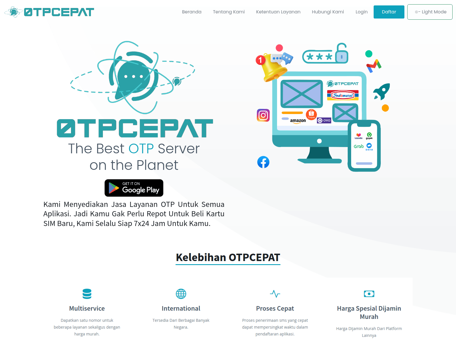 Screenshot of otpcepat.org