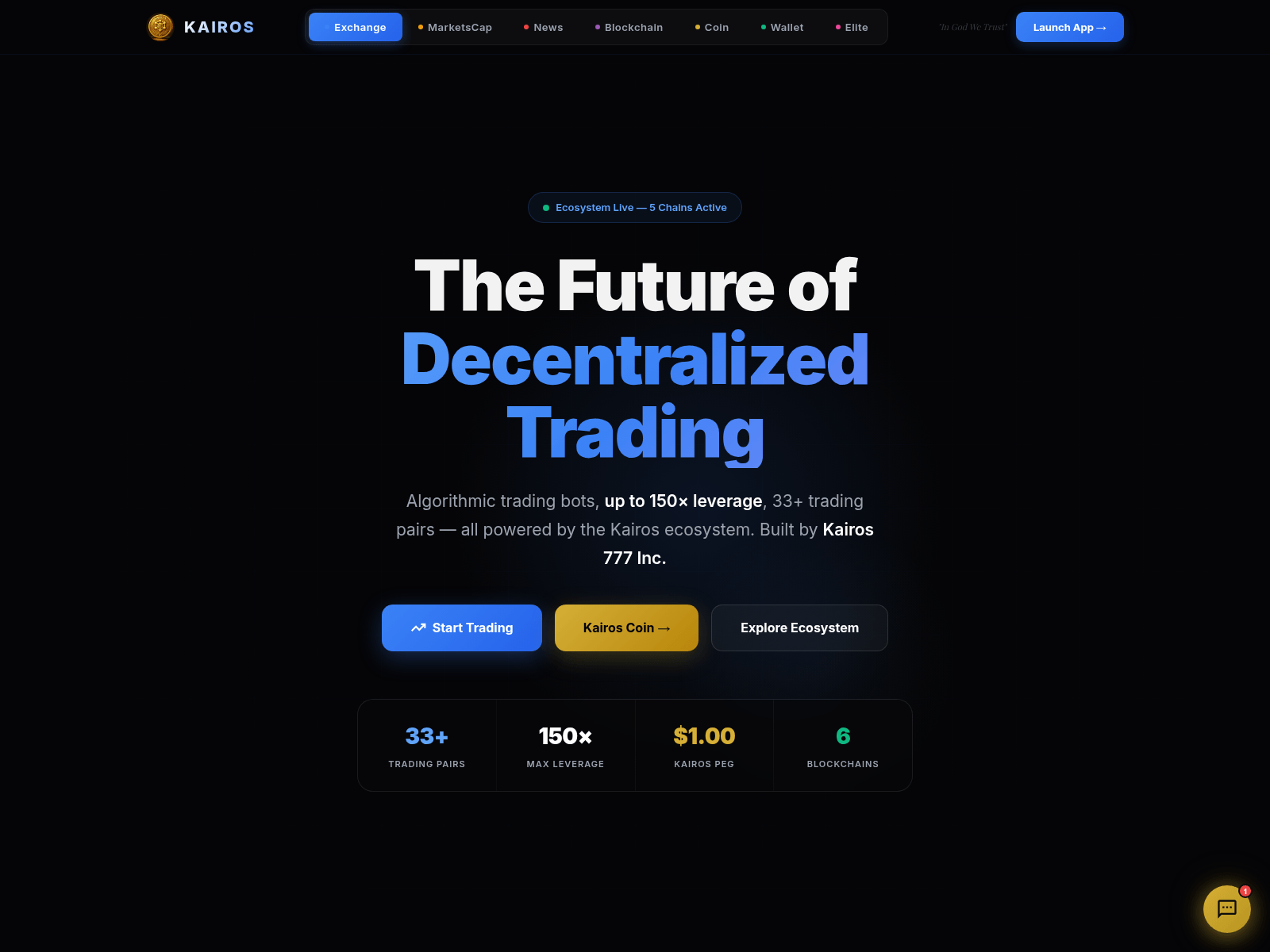 Screenshot of kairos777.com