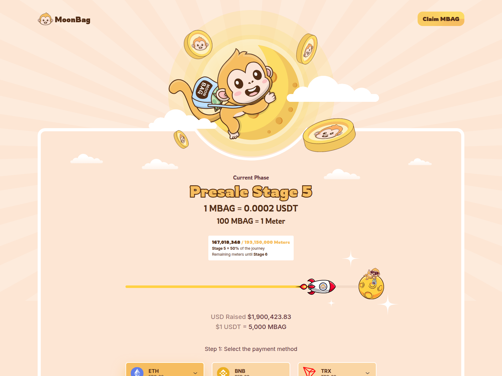 Forensic screenshot of moonbag-5gw.pages.dev