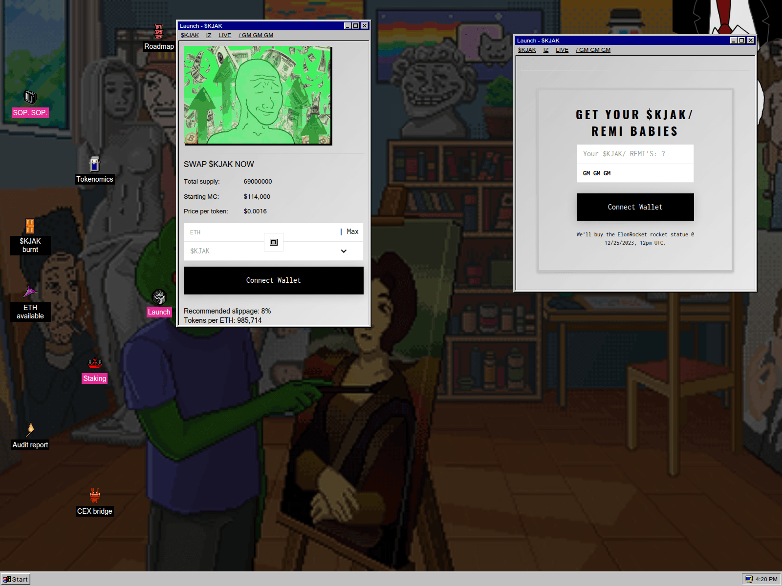 Screenshot of testkja.pages.dev