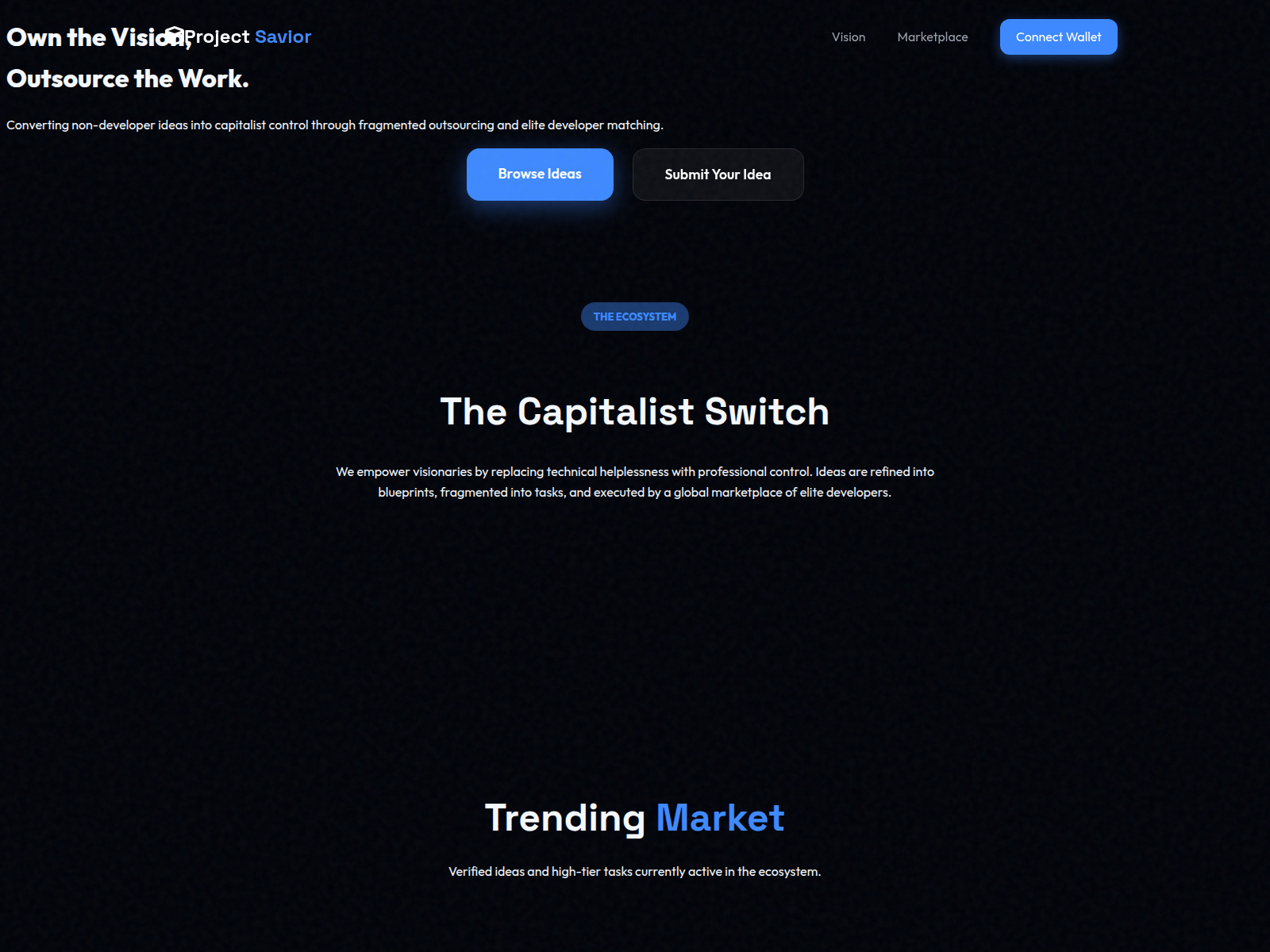 Screenshot of project-savers.pages.dev