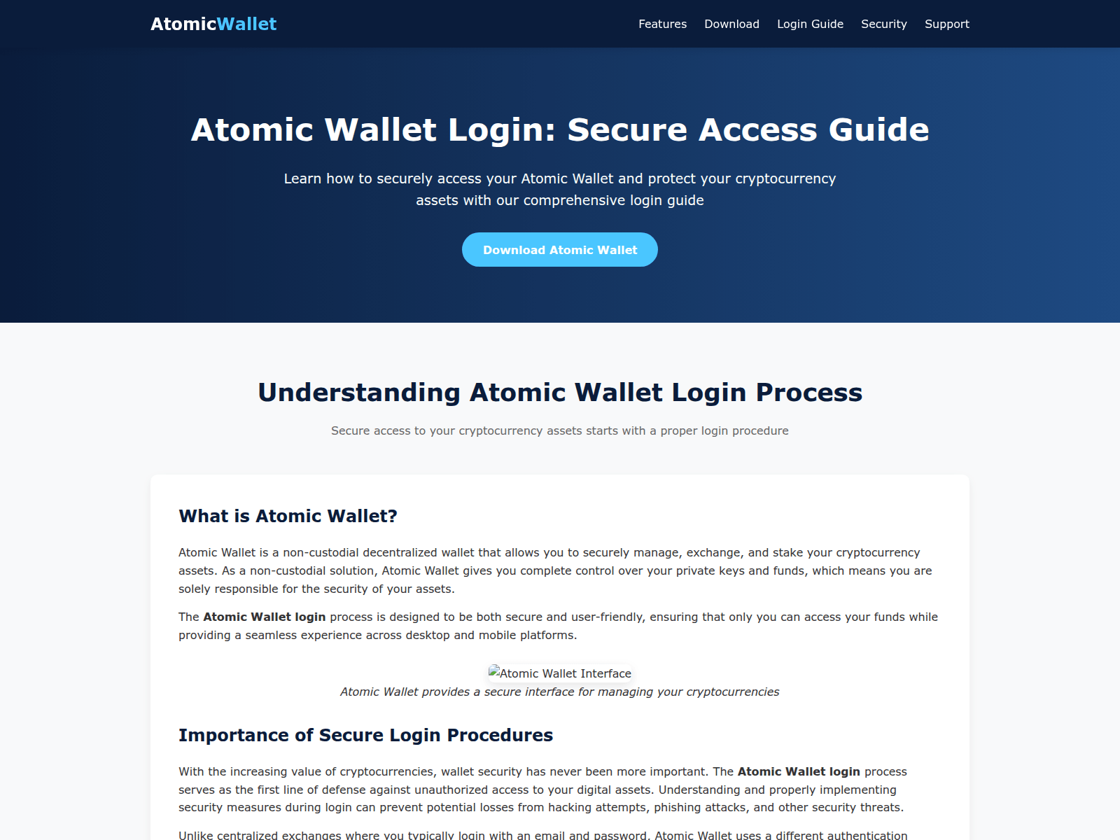 Screenshot of en-atomcwallet-login.pages.dev