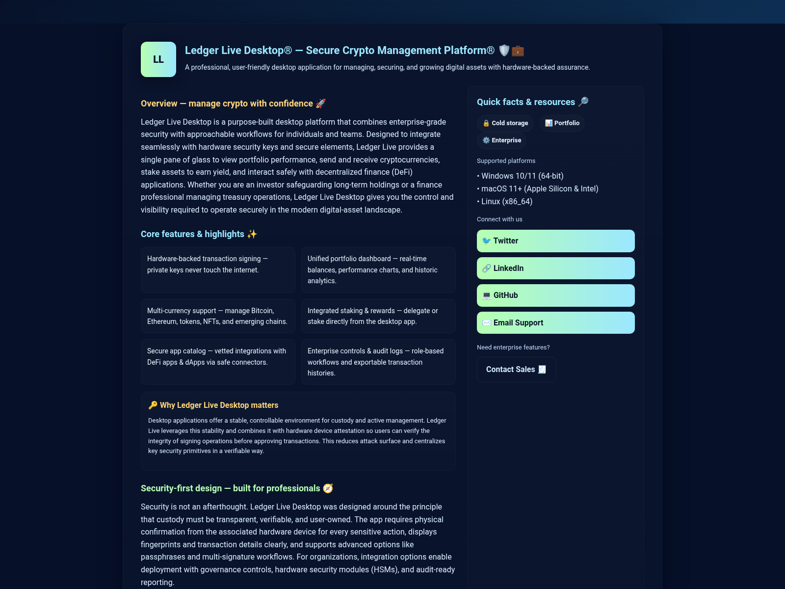 Screenshot of live-desk.pages.dev