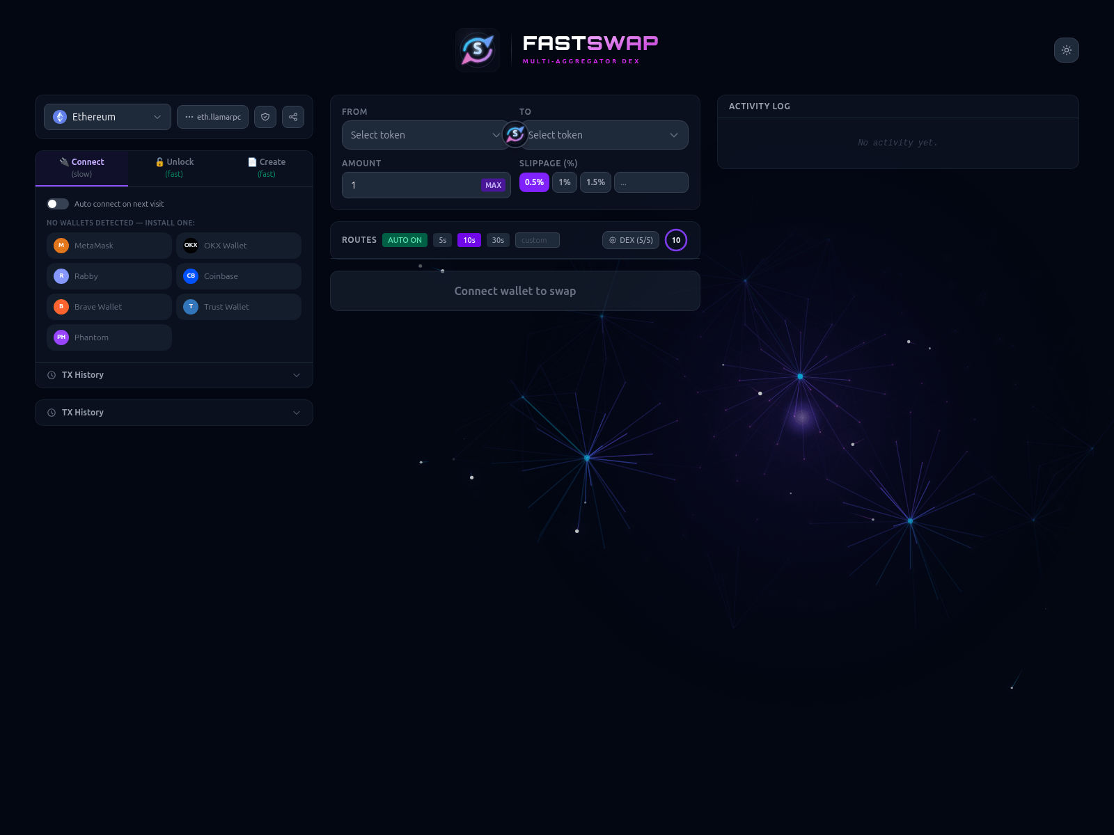 Screenshot of fastswap.ddns.net