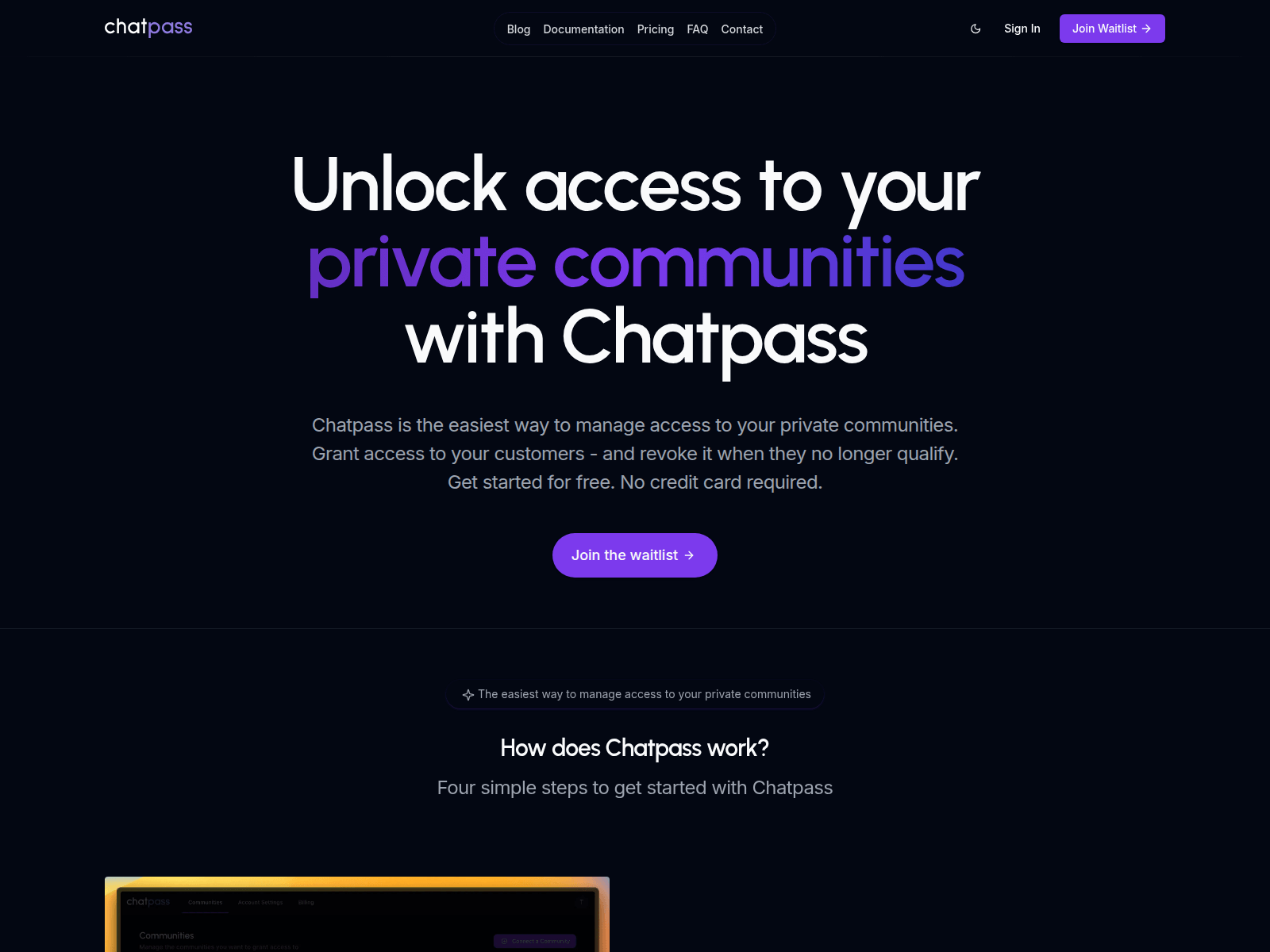 Screenshot of chatpass.pages.dev