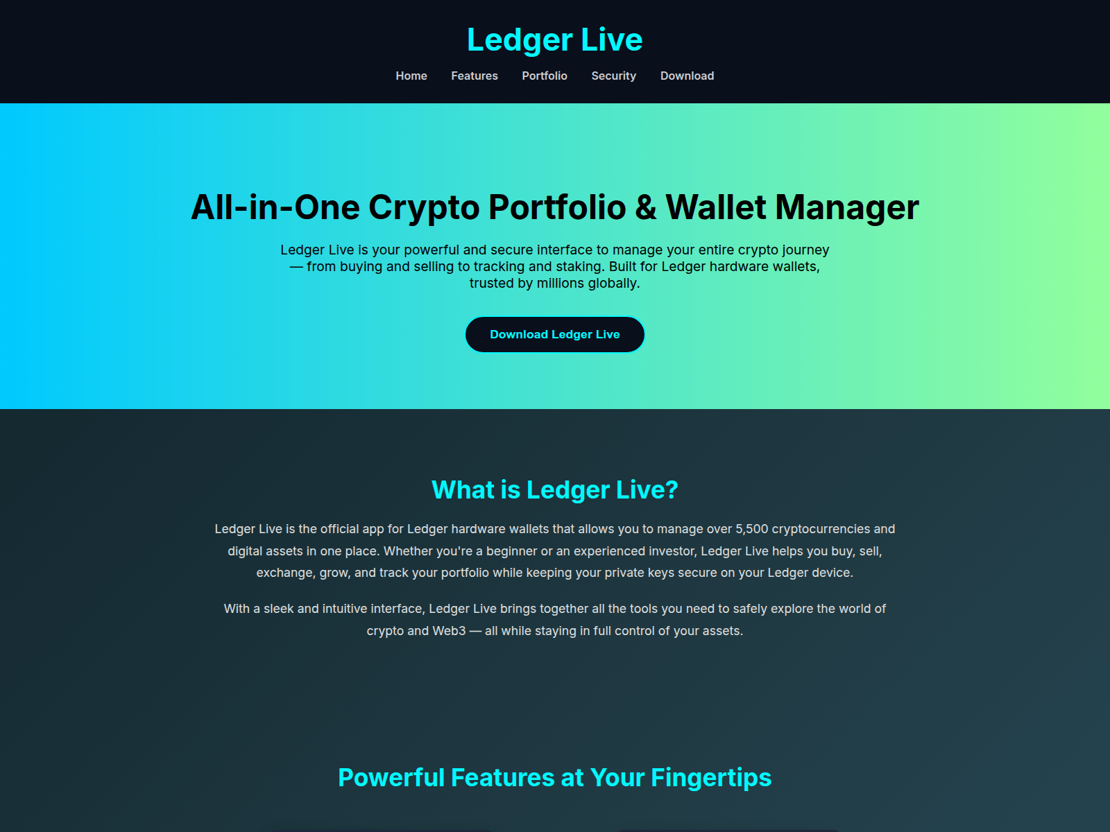 Screenshot of invest-ldgr-live.pages.dev