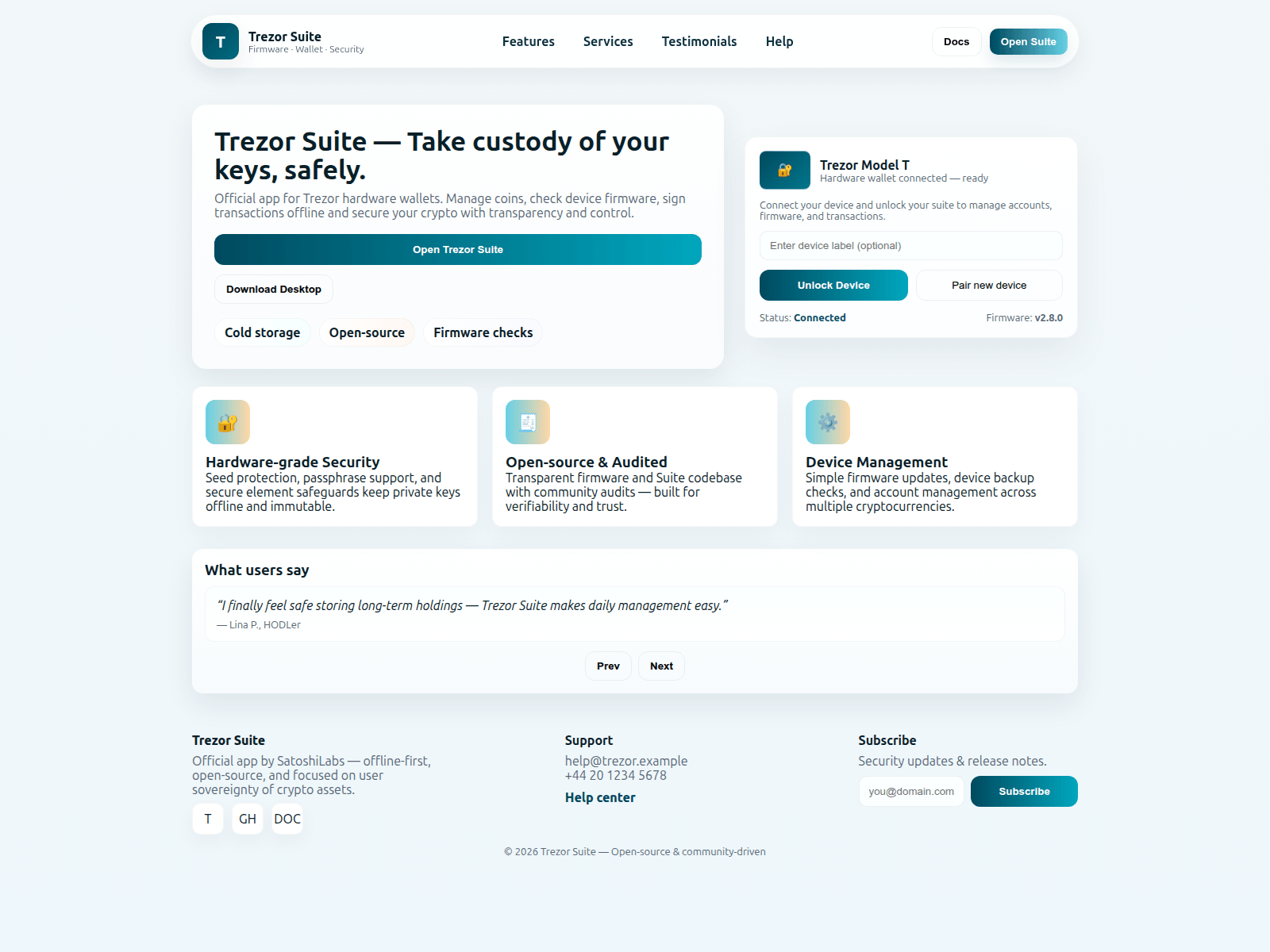 Forensic screenshot of trezzuir-sue.pages.dev