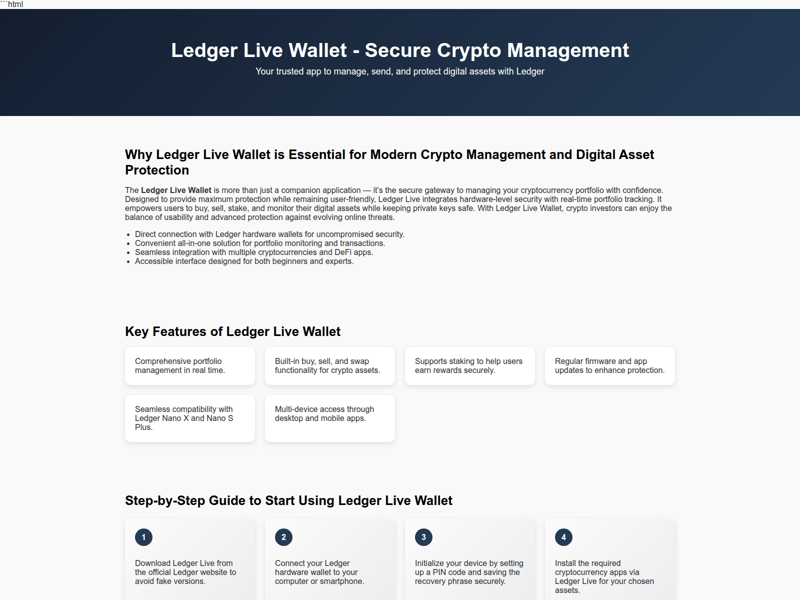 Screenshot of support-ldger-live-wallet-us.pages.dev