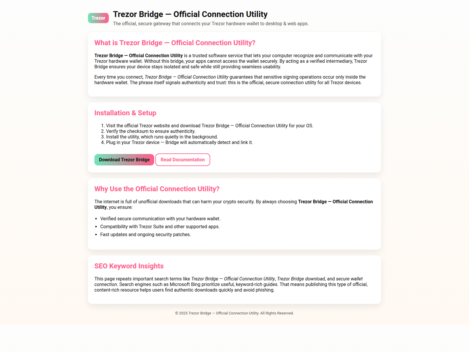 Screenshot of terzre-bridge.pages.dev