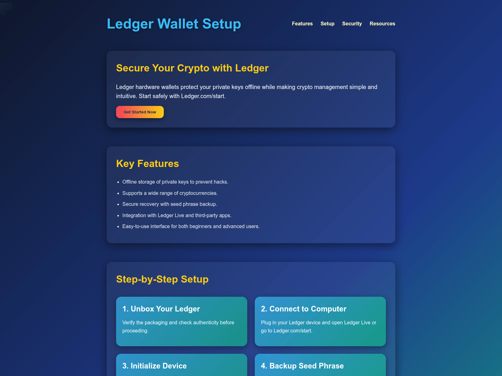 Screenshot of ledzr-io-start.pages.dev
