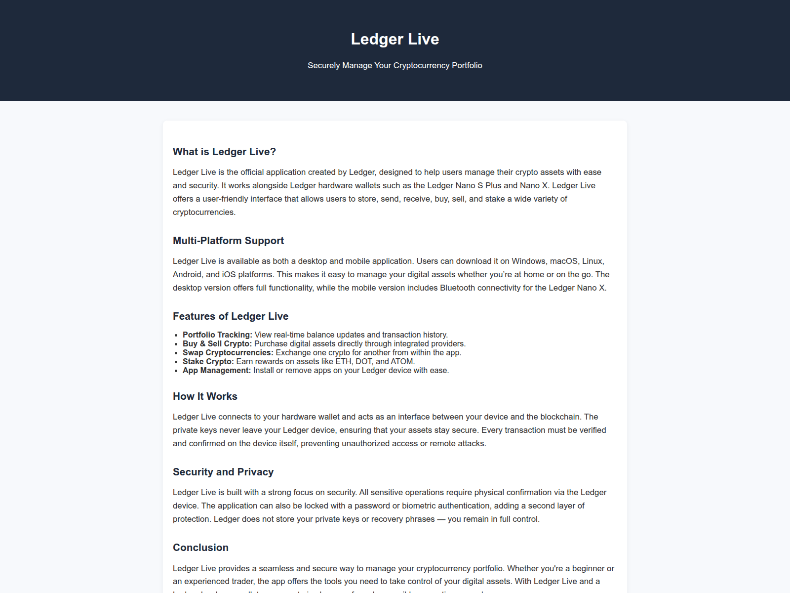 Screenshot of live-ledger.pages.dev