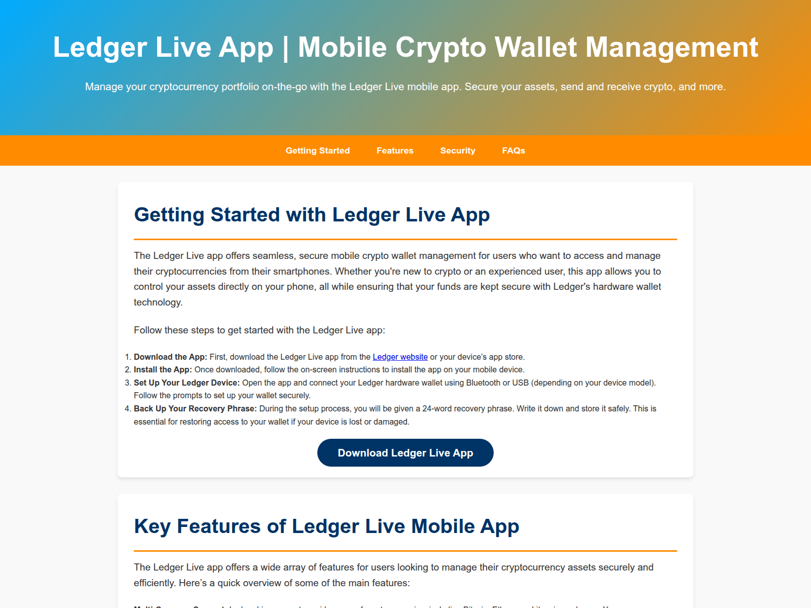 Screenshot of start-ledgar-app.pages.dev