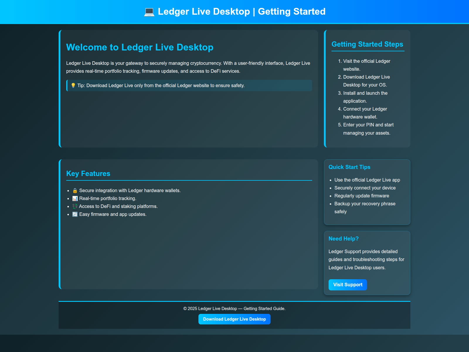 Forensic screenshot of desktop-ledglive-cdn.pages.dev
