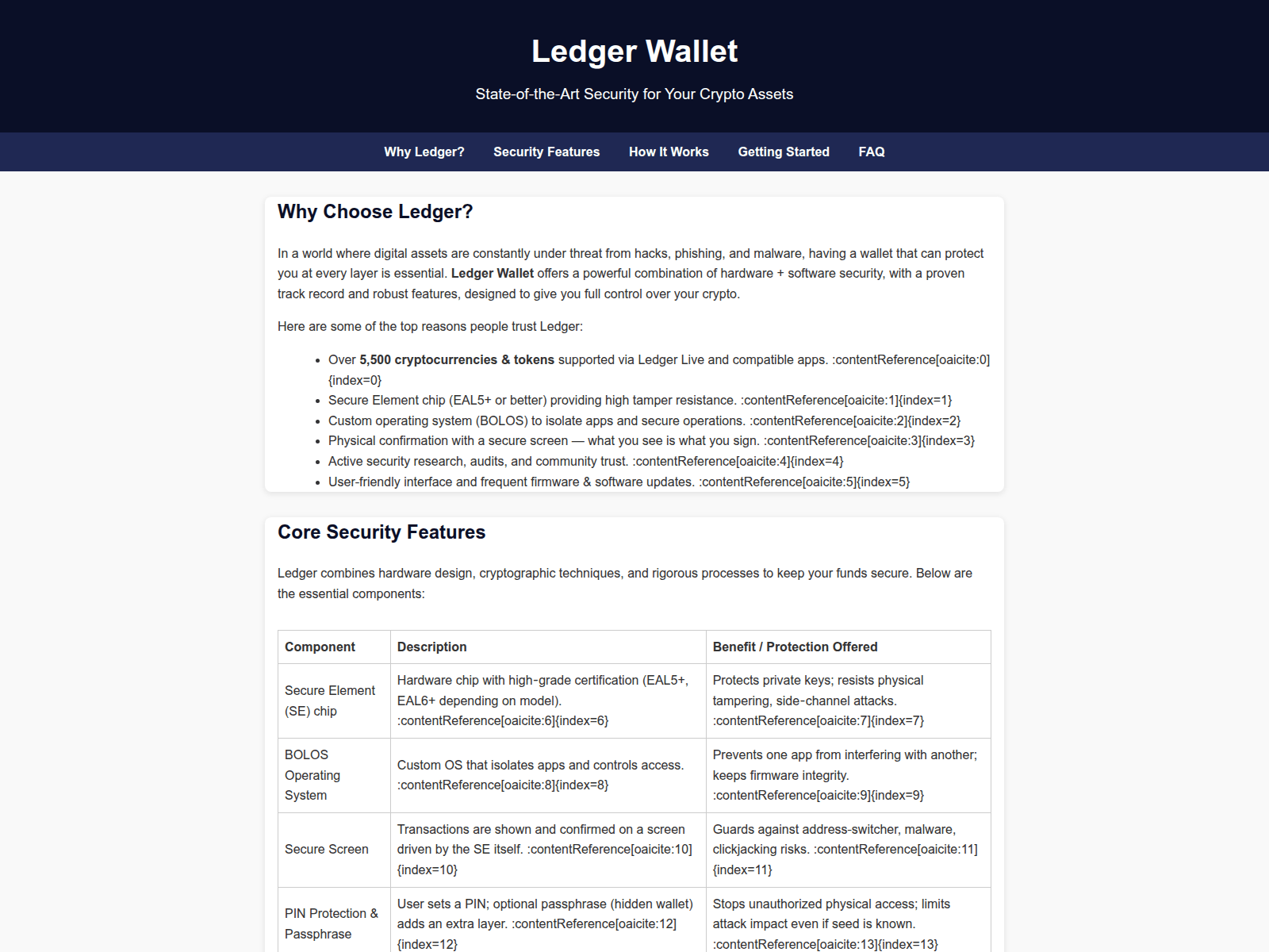 Screenshot of info-ldgr-wallet.pages.dev