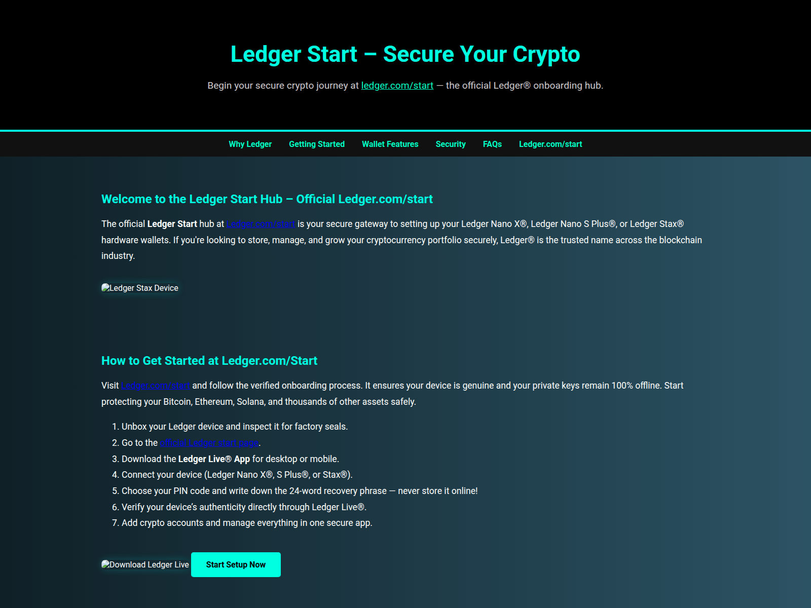 Screenshot of csom-ldgrs-sttrt.pages.dev