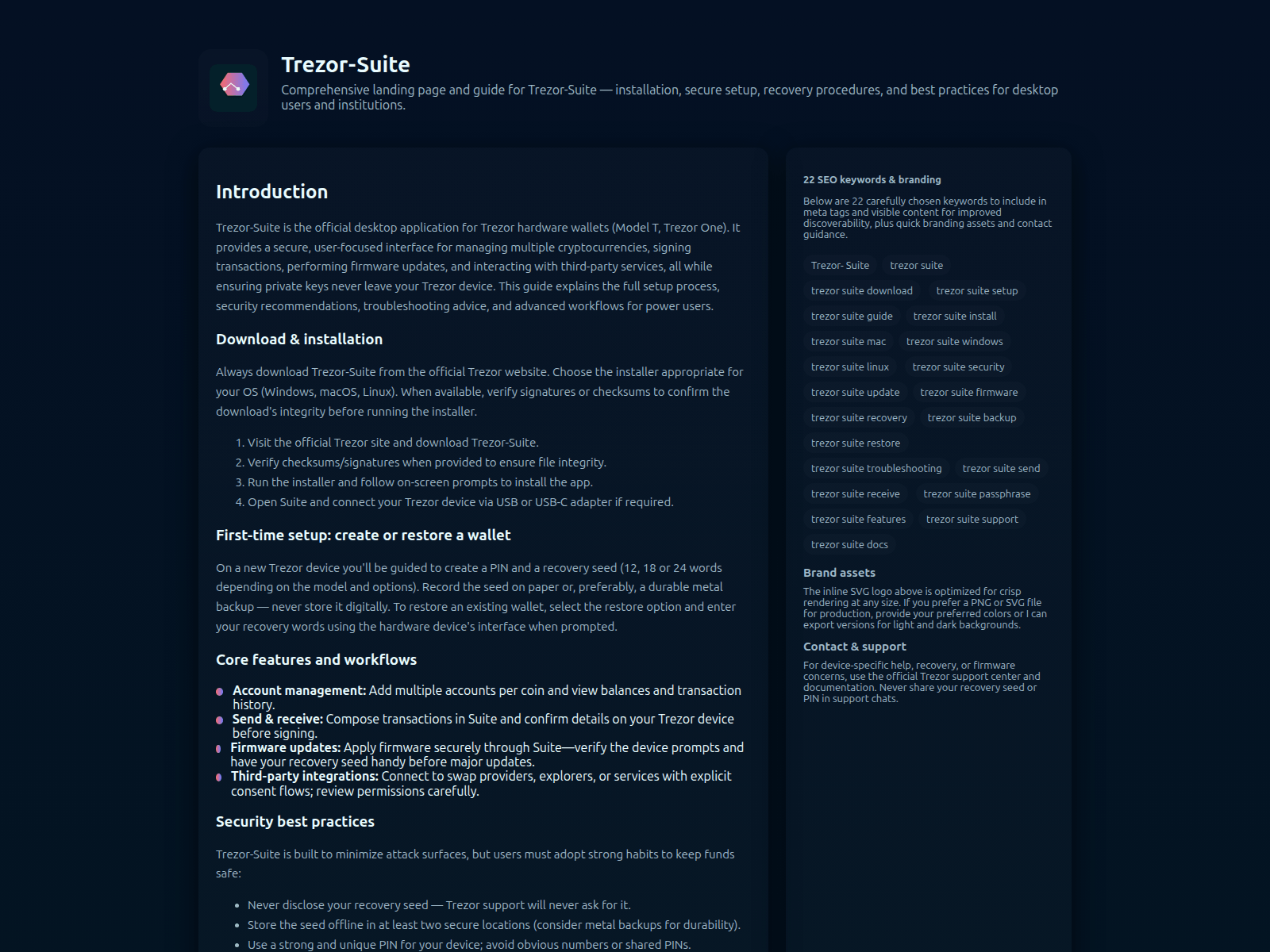 Screenshot of tersor-w-suite.pages.dev
