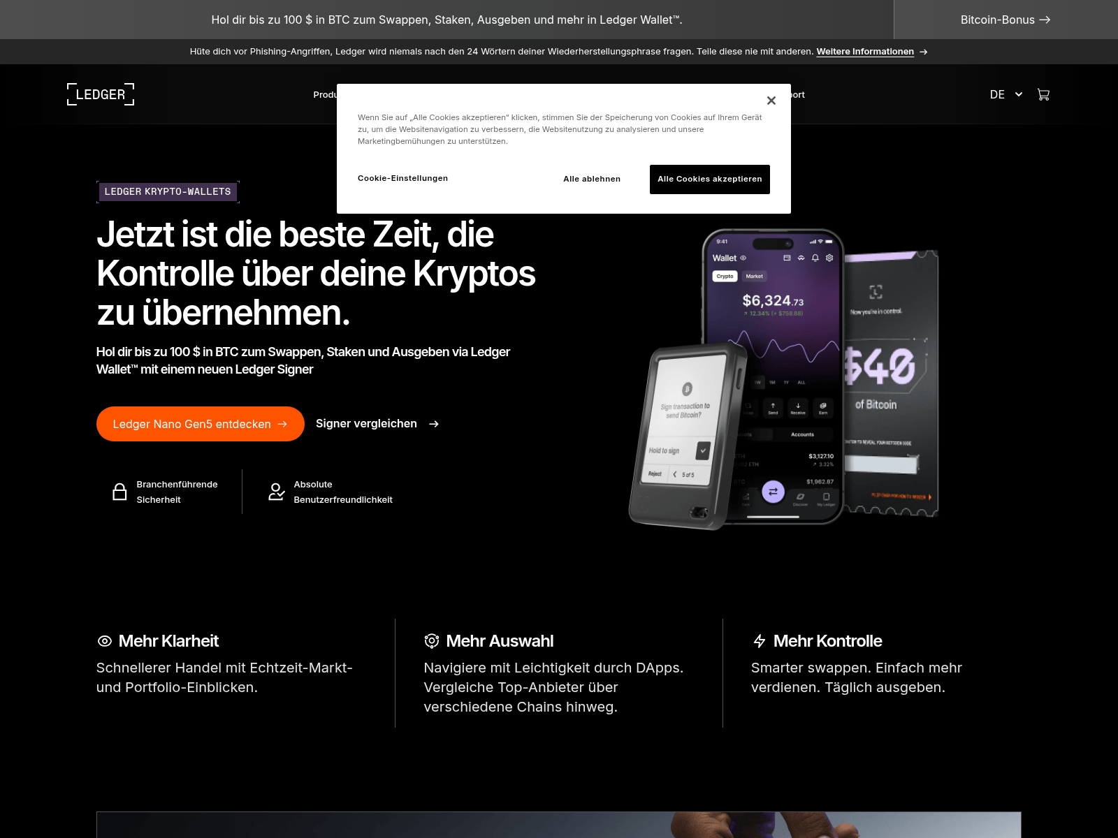 Screenshot of ledgerlive-recovery.com