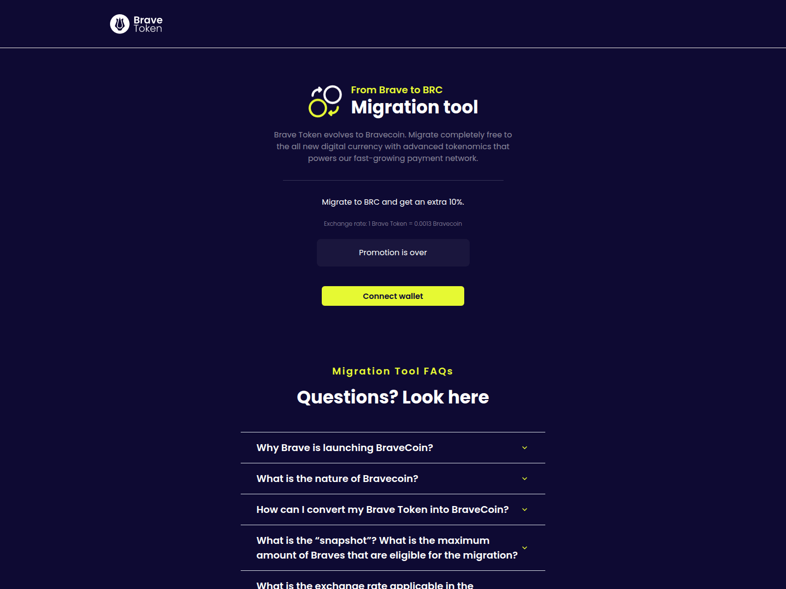 Screenshot of migration-tool.pages.dev
