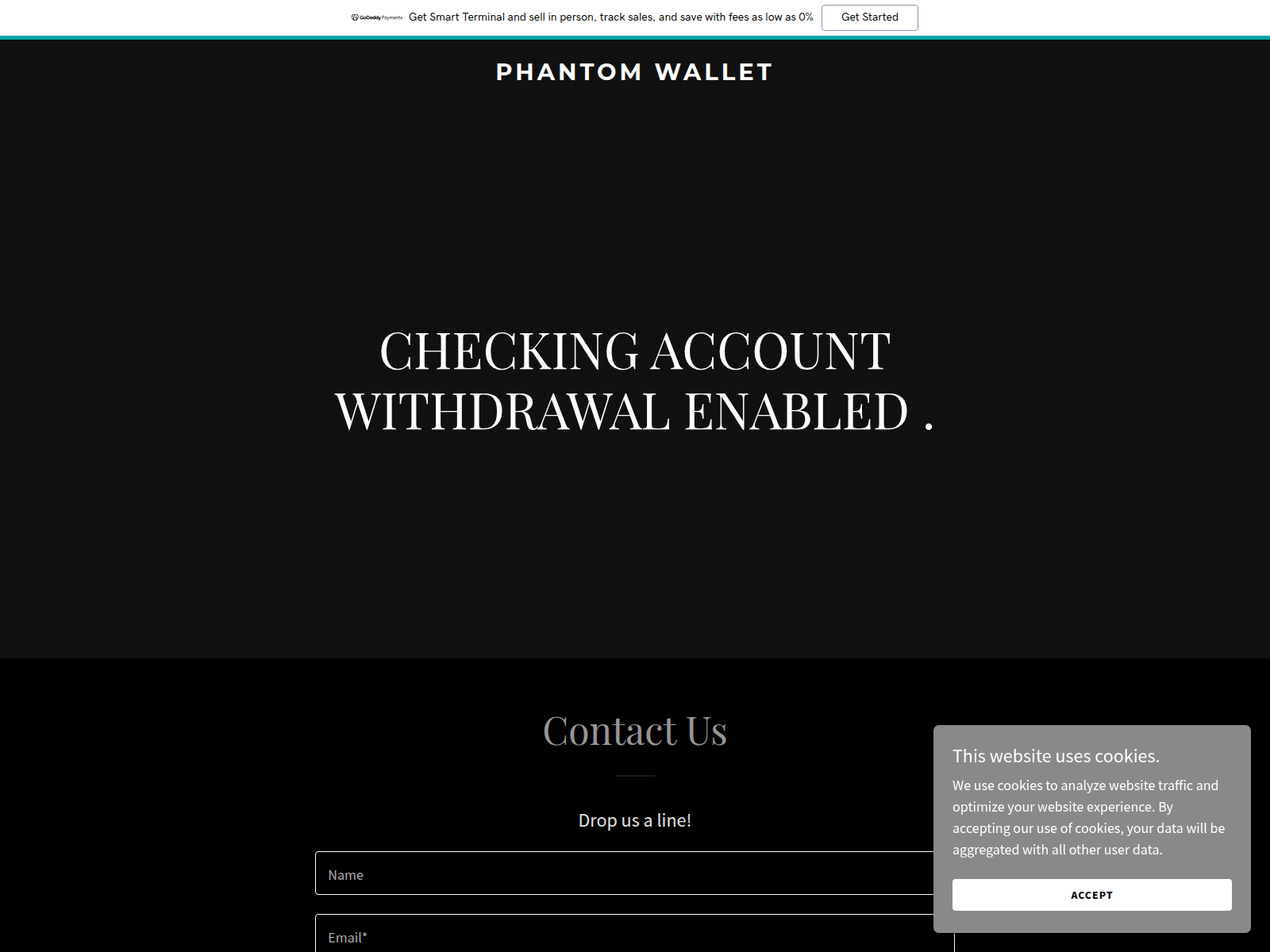 Screenshot of phantomcash.online