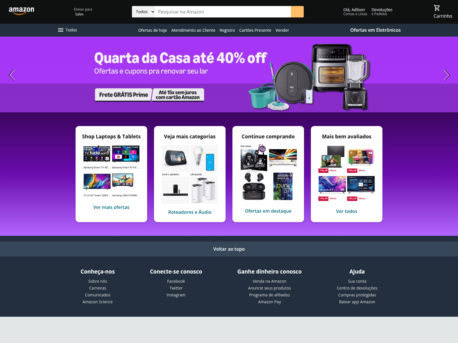 Screenshot of adilsonribeiroalmeida.github.io