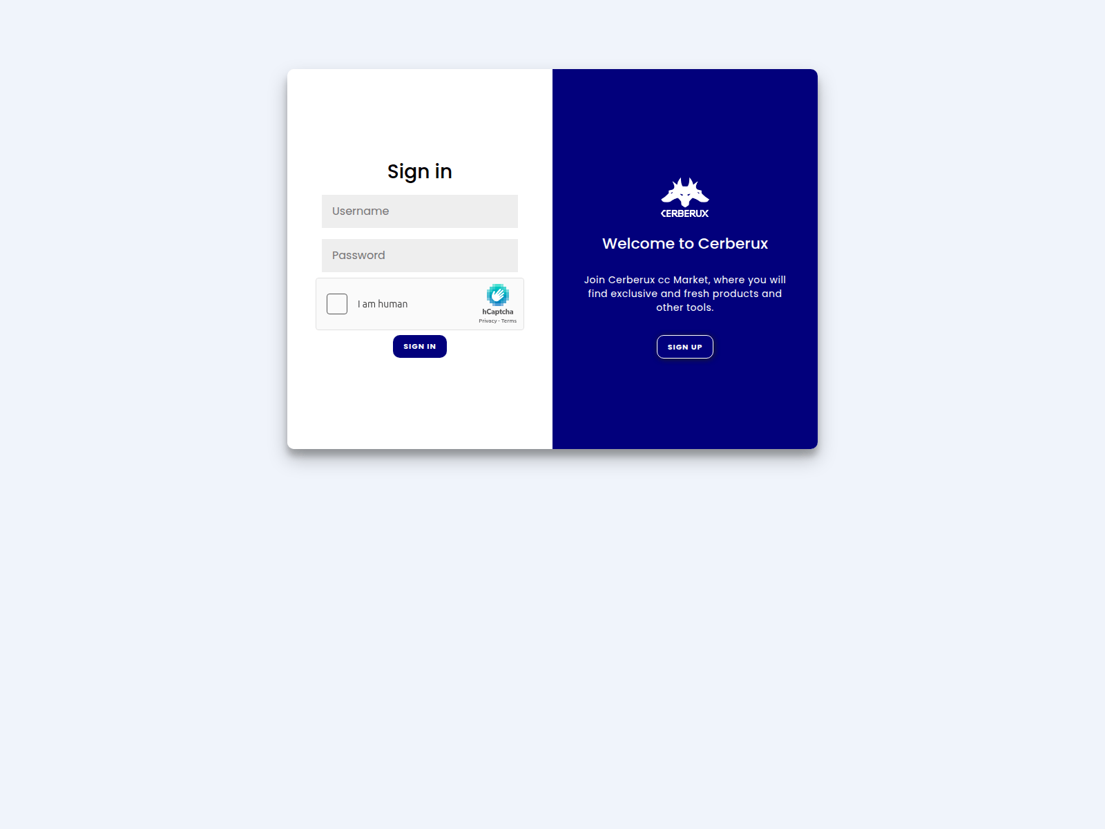 Screenshot of cerberux-club.to