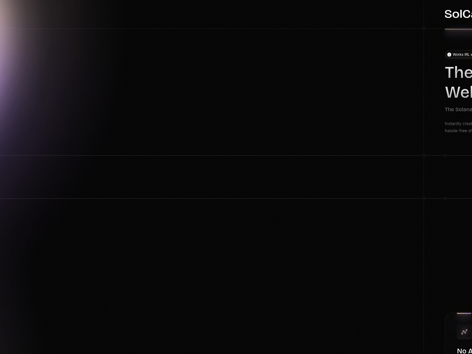 Screenshot of solcard.space