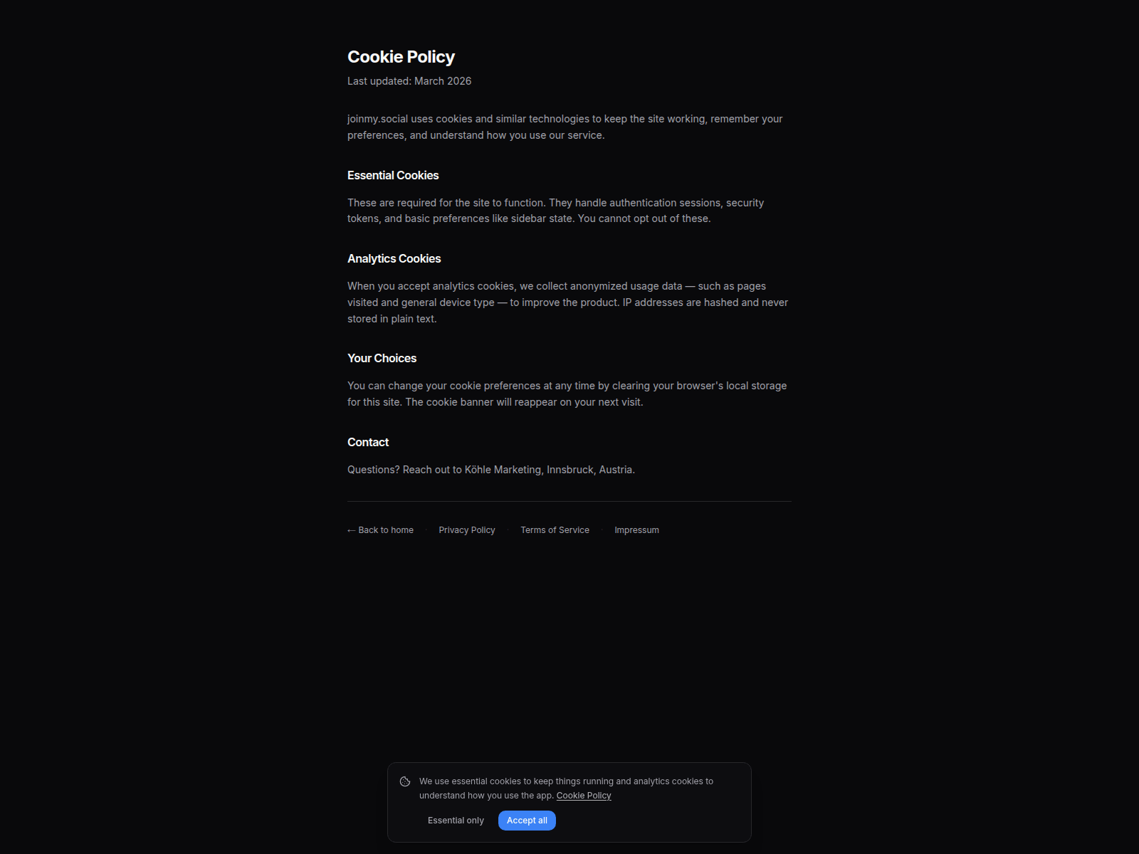 Forensic screenshot of joinmy.social