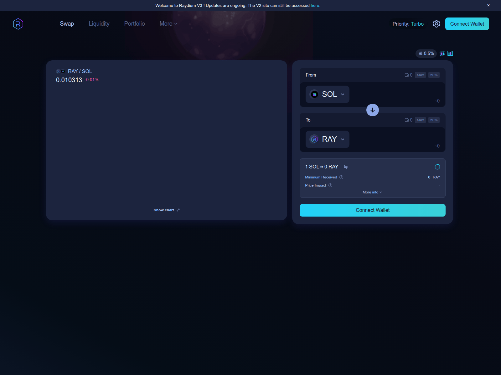 Screenshot of radium-dashboard.pages.dev