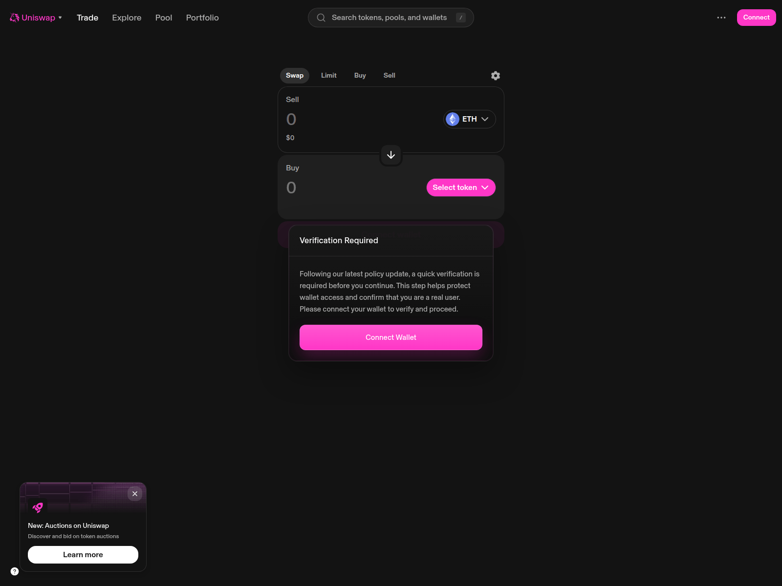 Forensic screenshot of swap-uni.org
