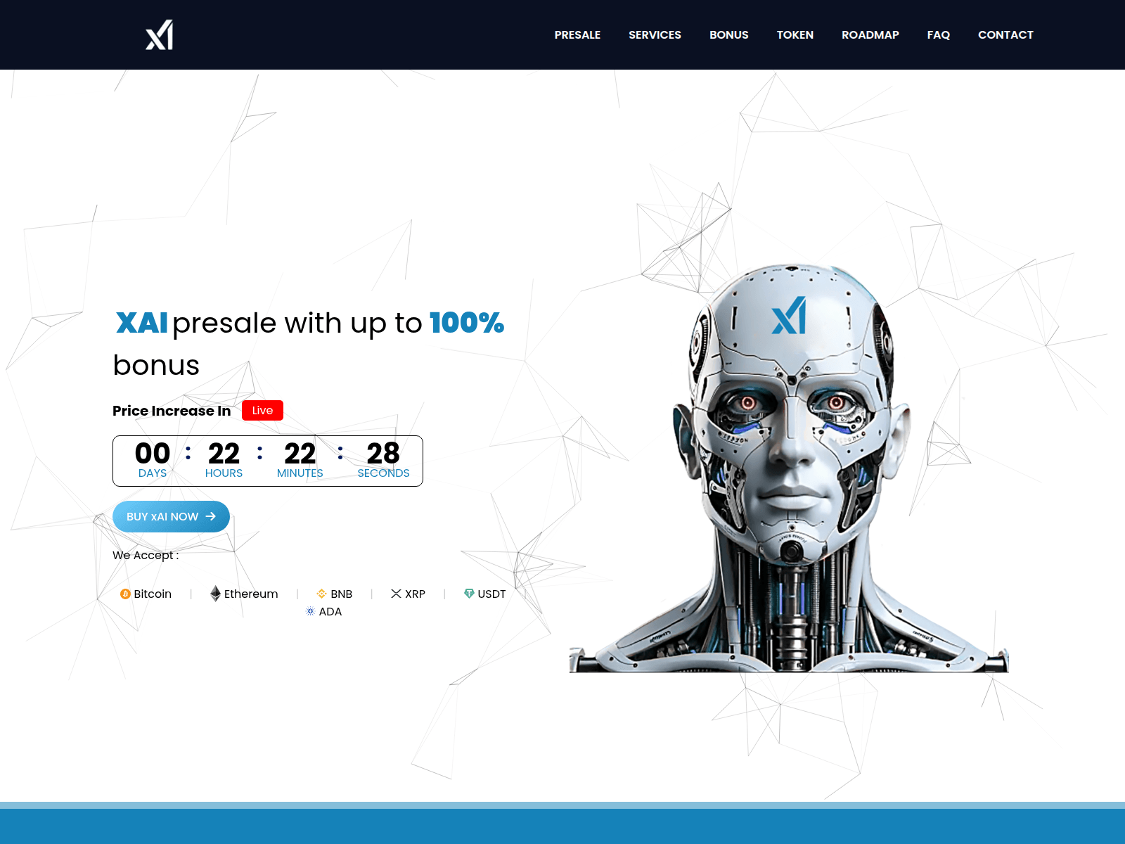 Screenshot of xaitronix.com