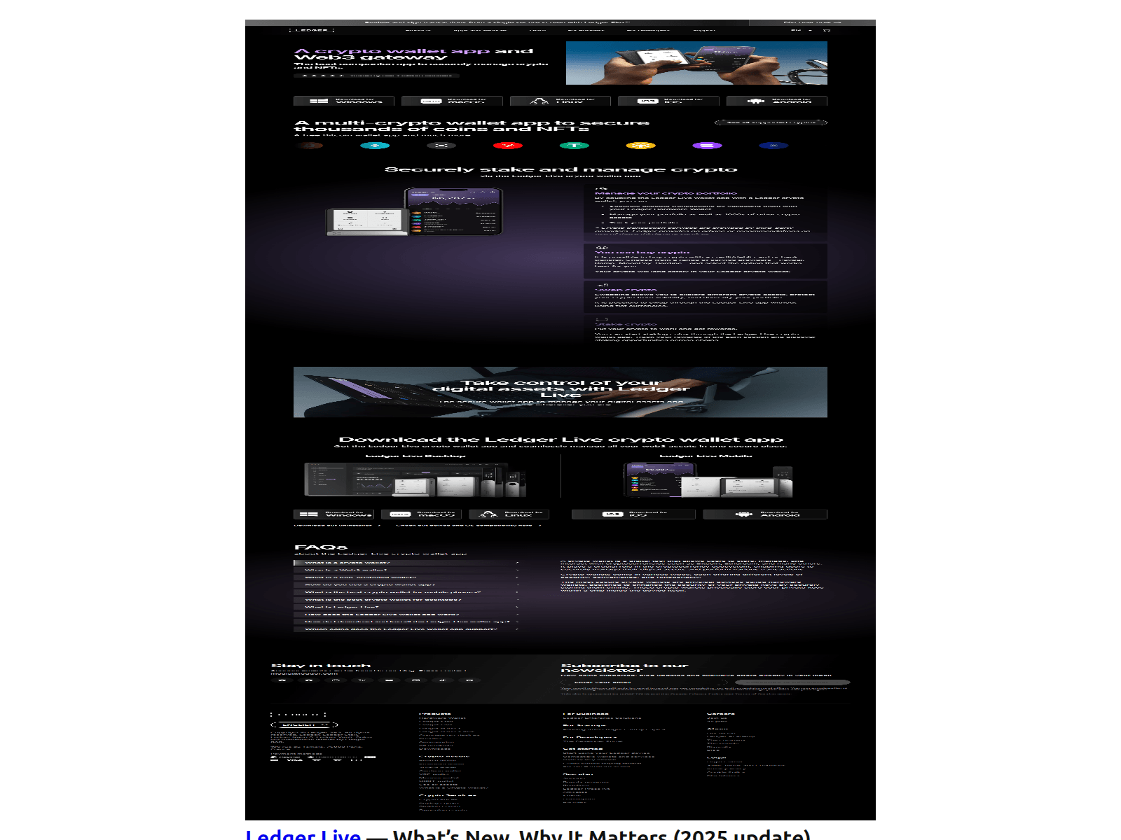 Screenshot of ledger-livvee-app.pages.dev