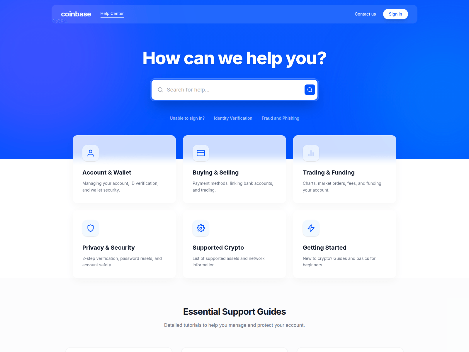 Screenshot of support-coinbase-five.vercel.app