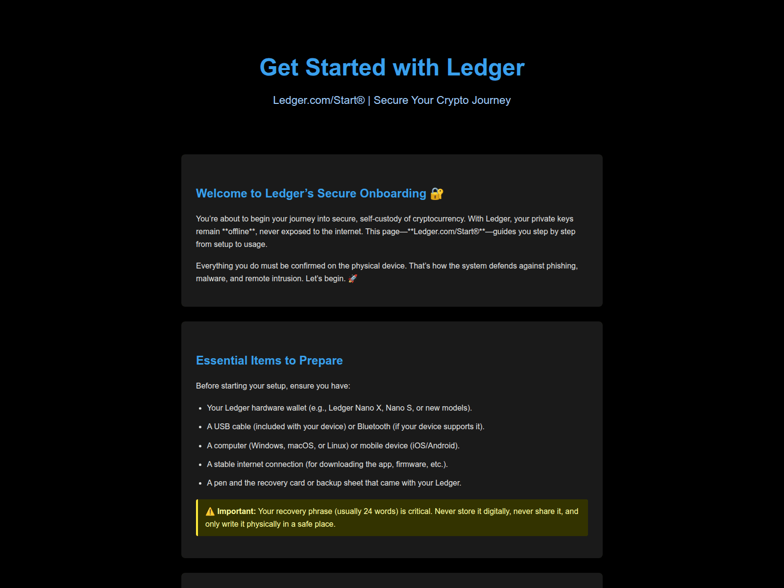 Forensic screenshot of ldger-com-start-faq.pages.dev