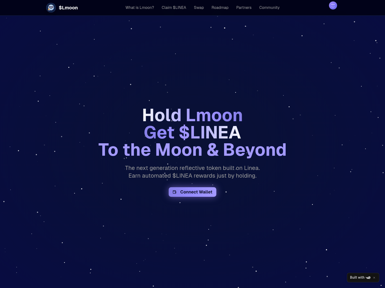 Screenshot of lineamoon.fun