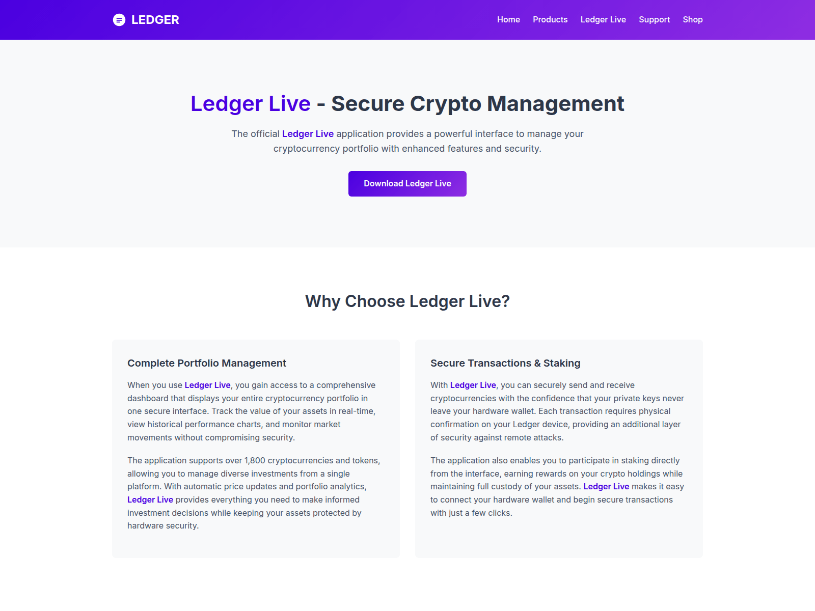 Forensic screenshot of ldger-live--web.pages.dev