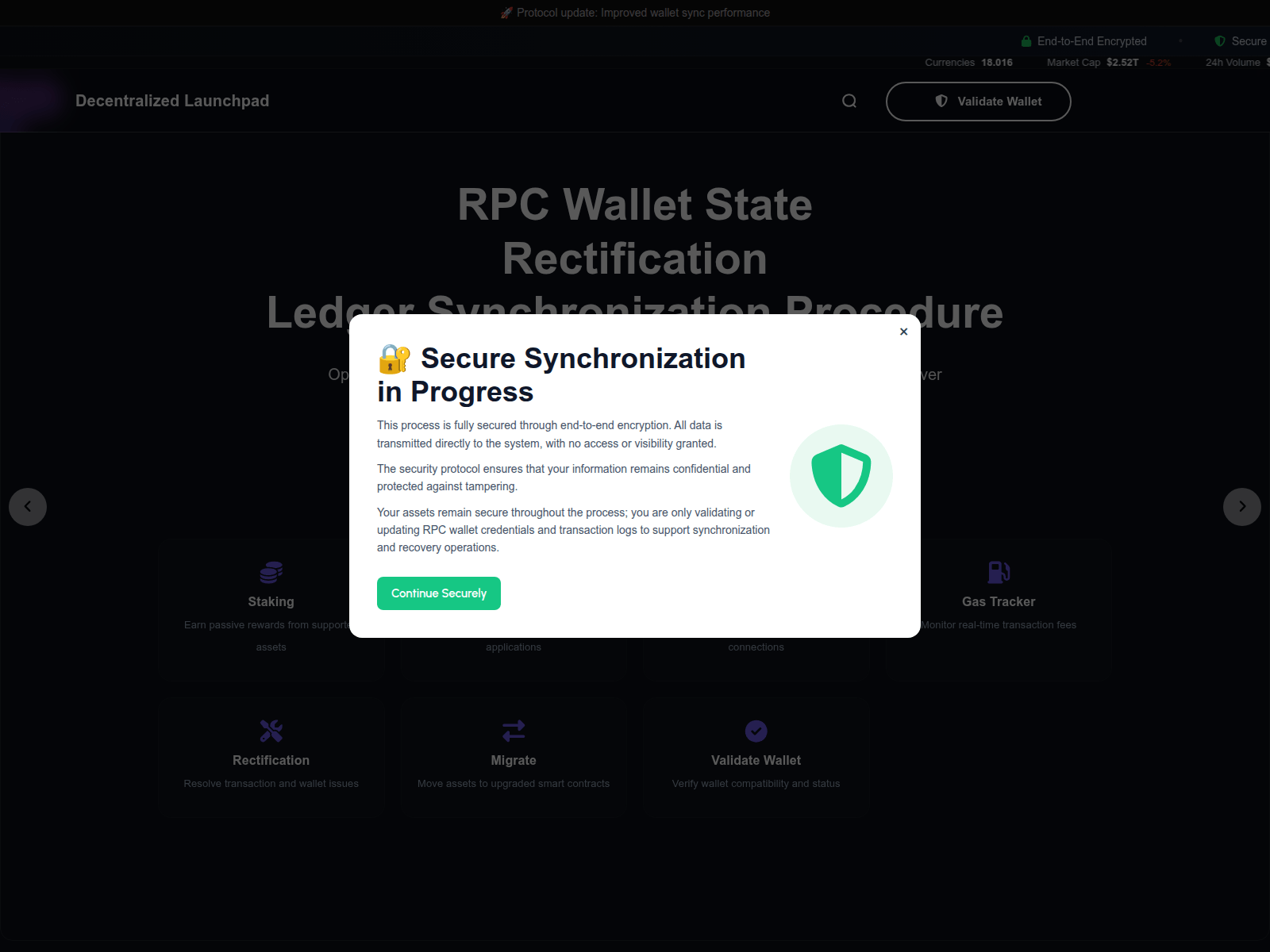 Forensic screenshot of dapps-noderr.42web.io