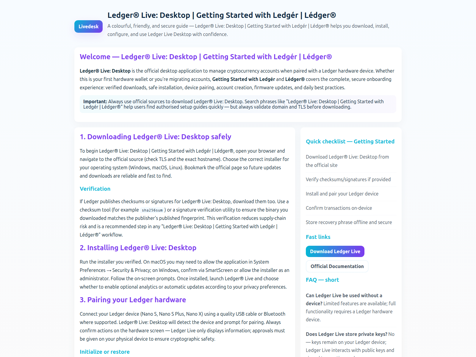 Forensic screenshot of ledger-livv-desktop.pages.dev