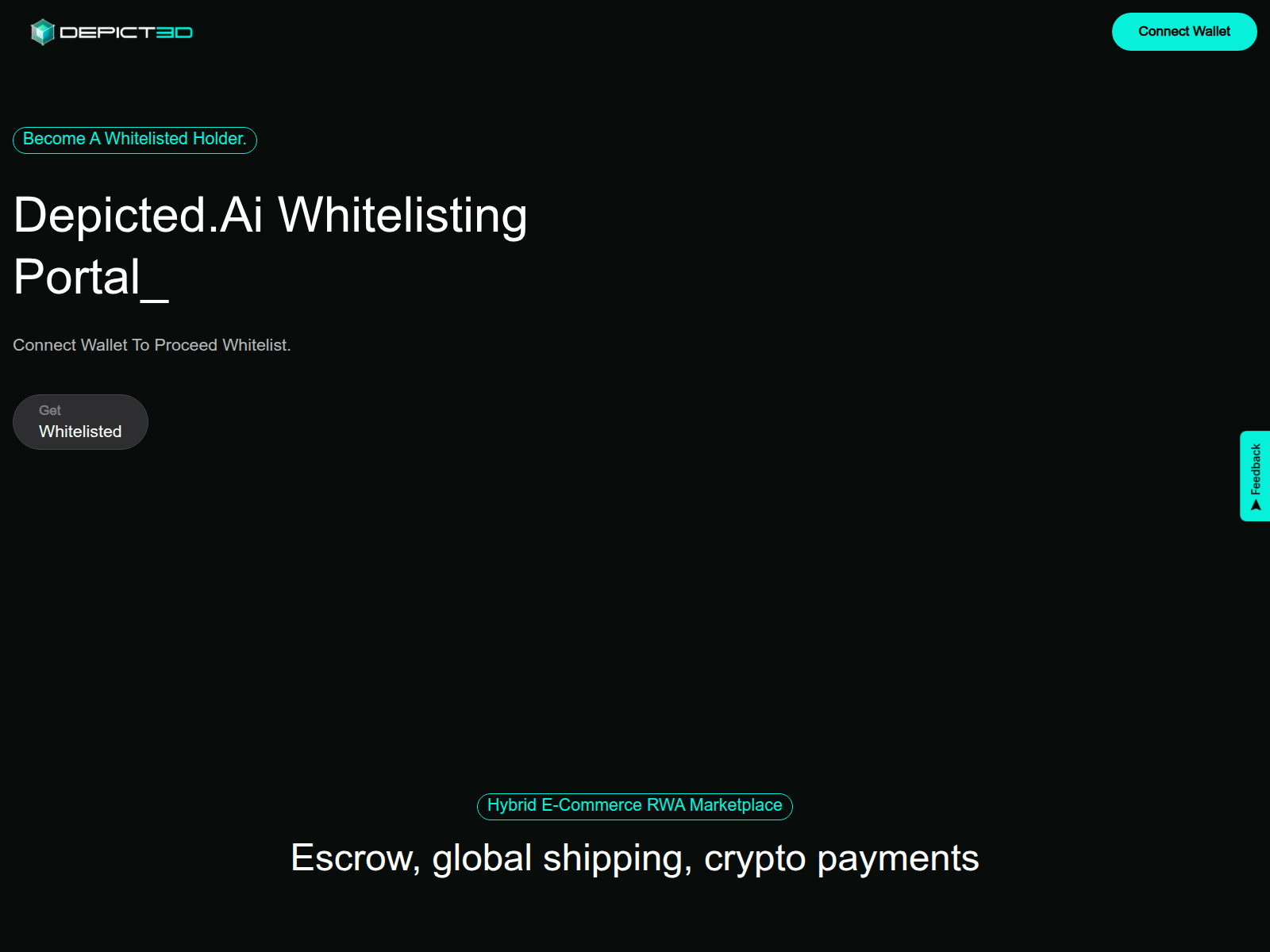 Screenshot of depicted-ai-whitelisting.pages.dev