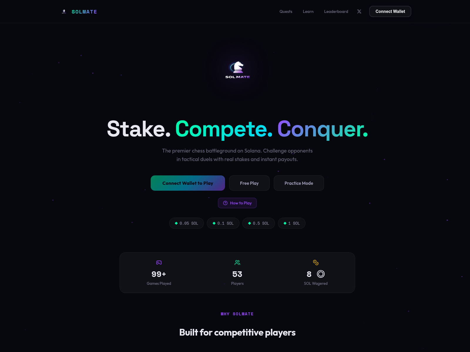 Screenshot of playsolmate.fun