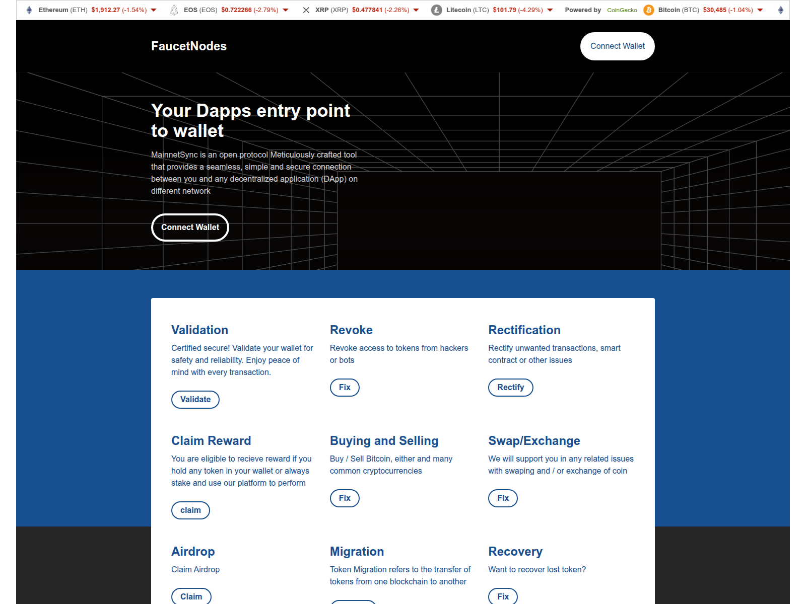 Screenshot of fusionprotocol.pages.dev