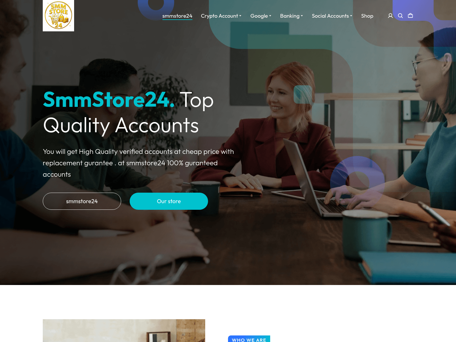 Screenshot of smmstore24.com