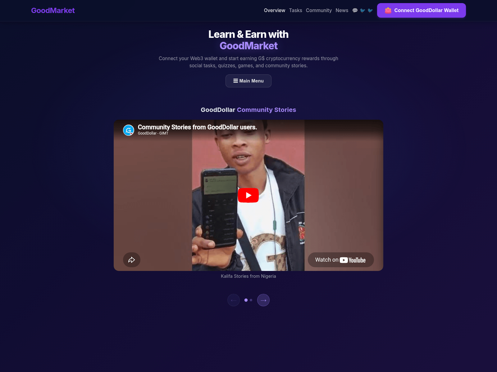 Forensic screenshot of goodmarket.live