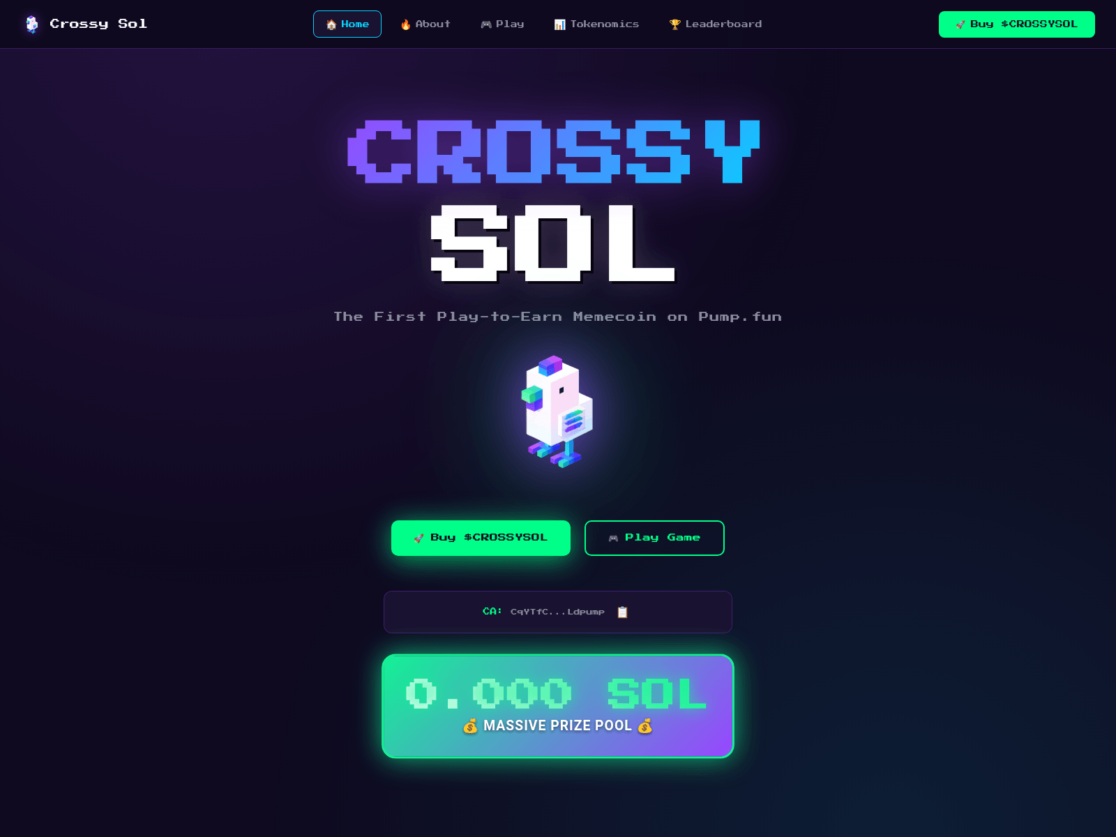 Screenshot of crossysol.xyz