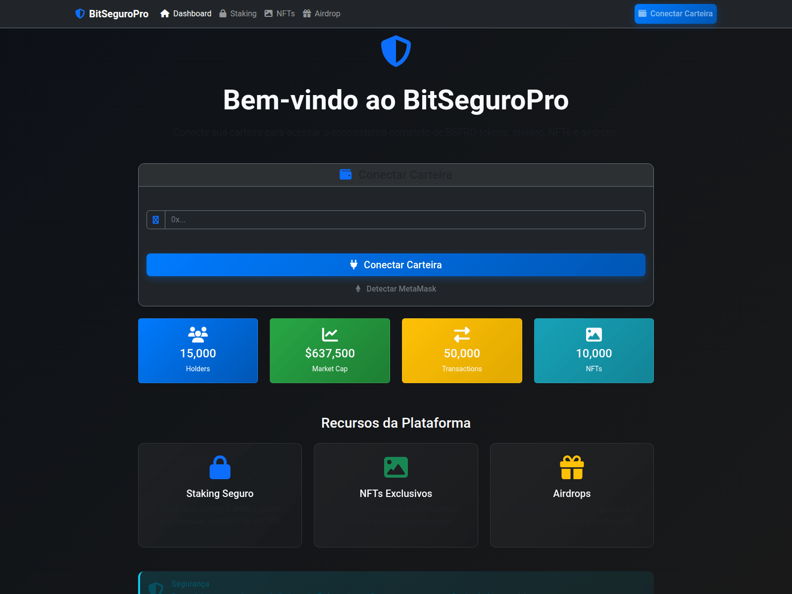 Forensic screenshot of airdrop.bitseguropro.com