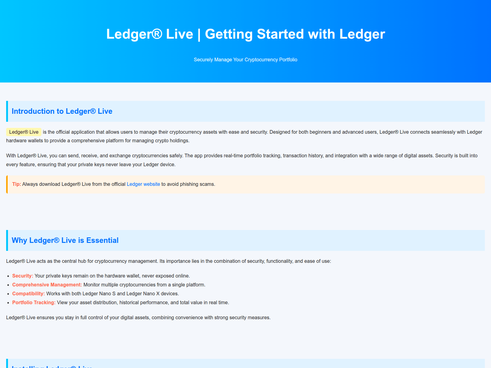 Forensic screenshot of live-ldgr-support.pages.dev