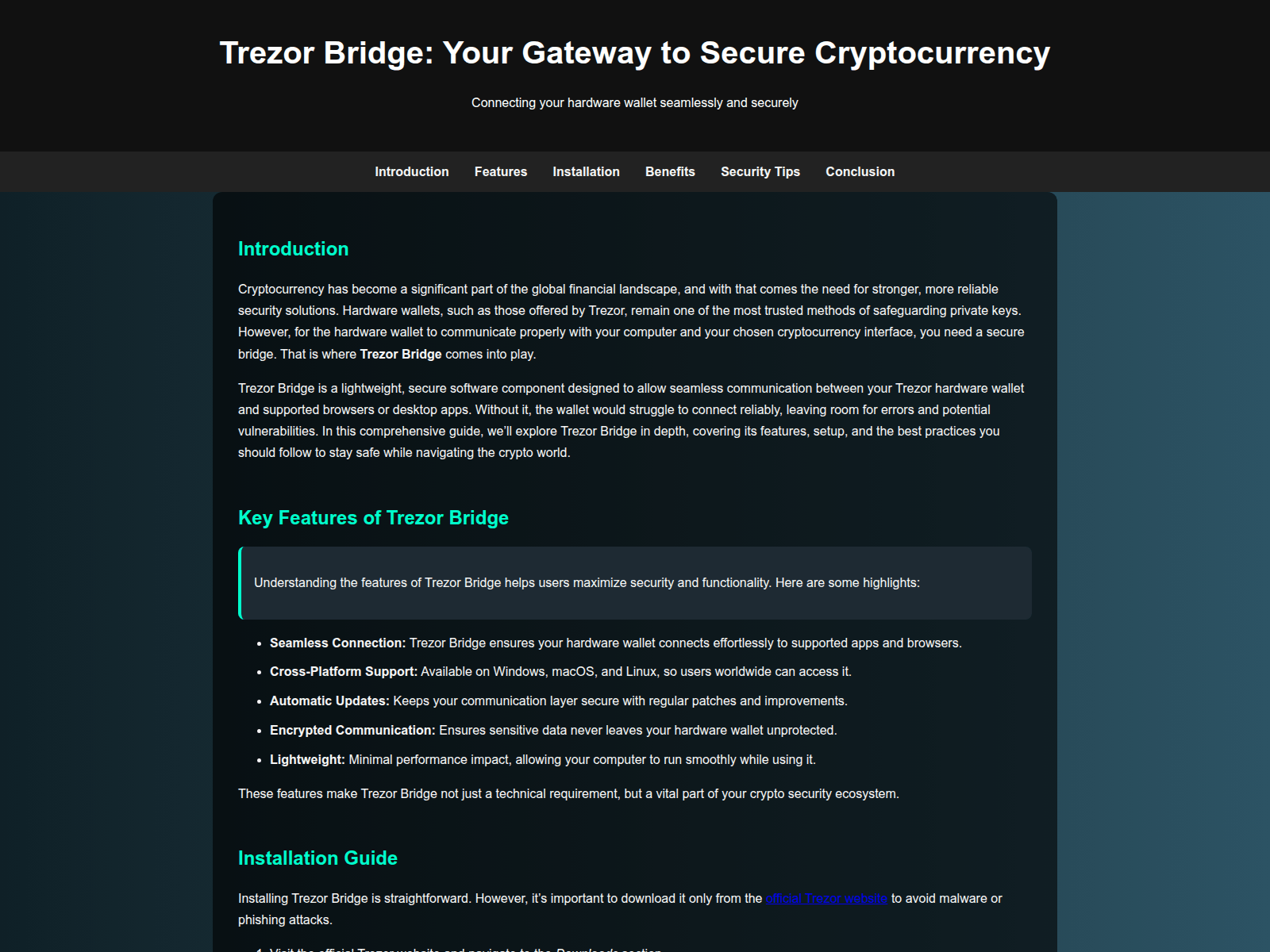 Forensic screenshot of begin-io-bridge-trzor.pages.dev
