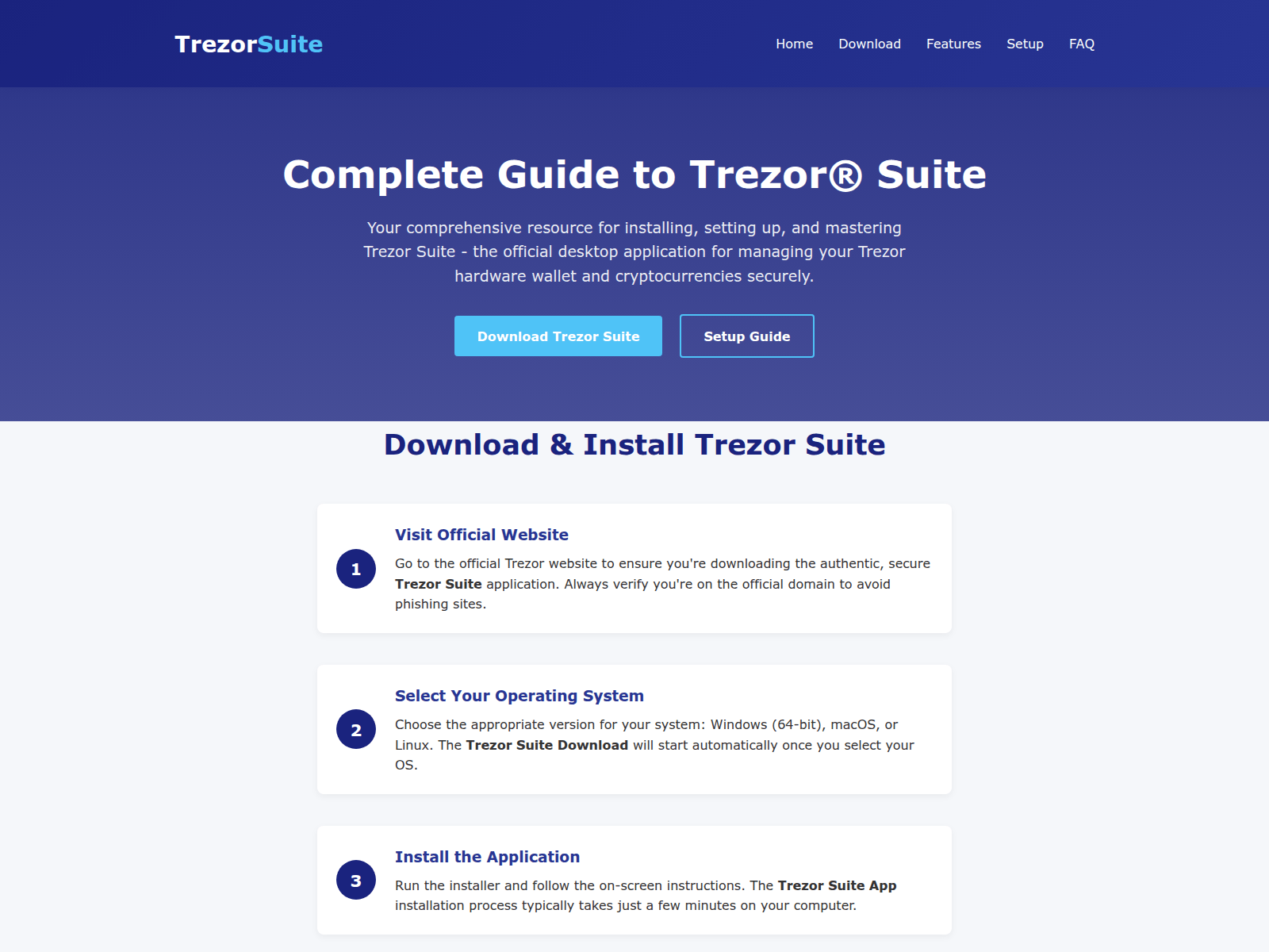 Screenshot of trzriosuite.com