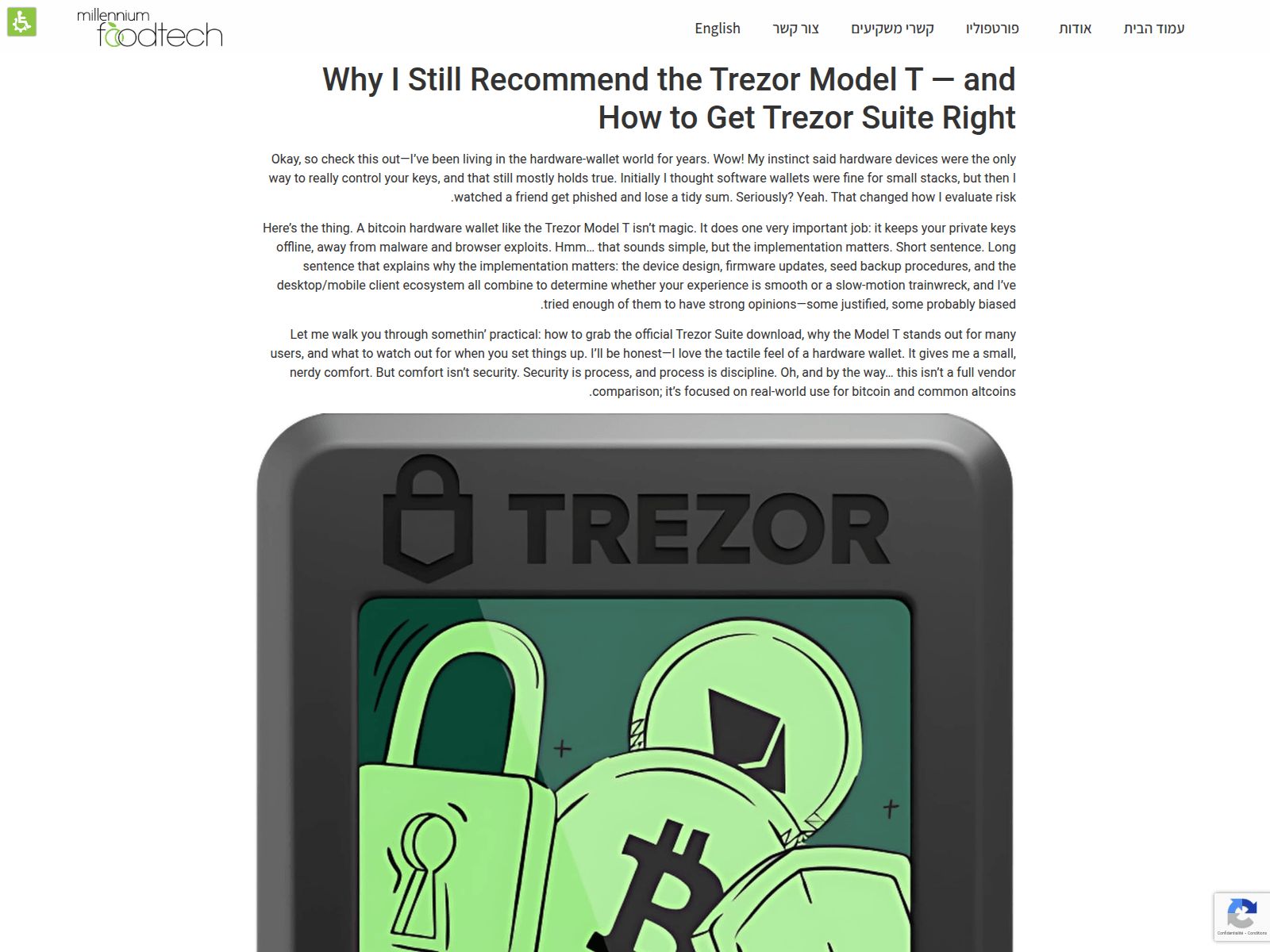 Screenshot of millennium-ft.com