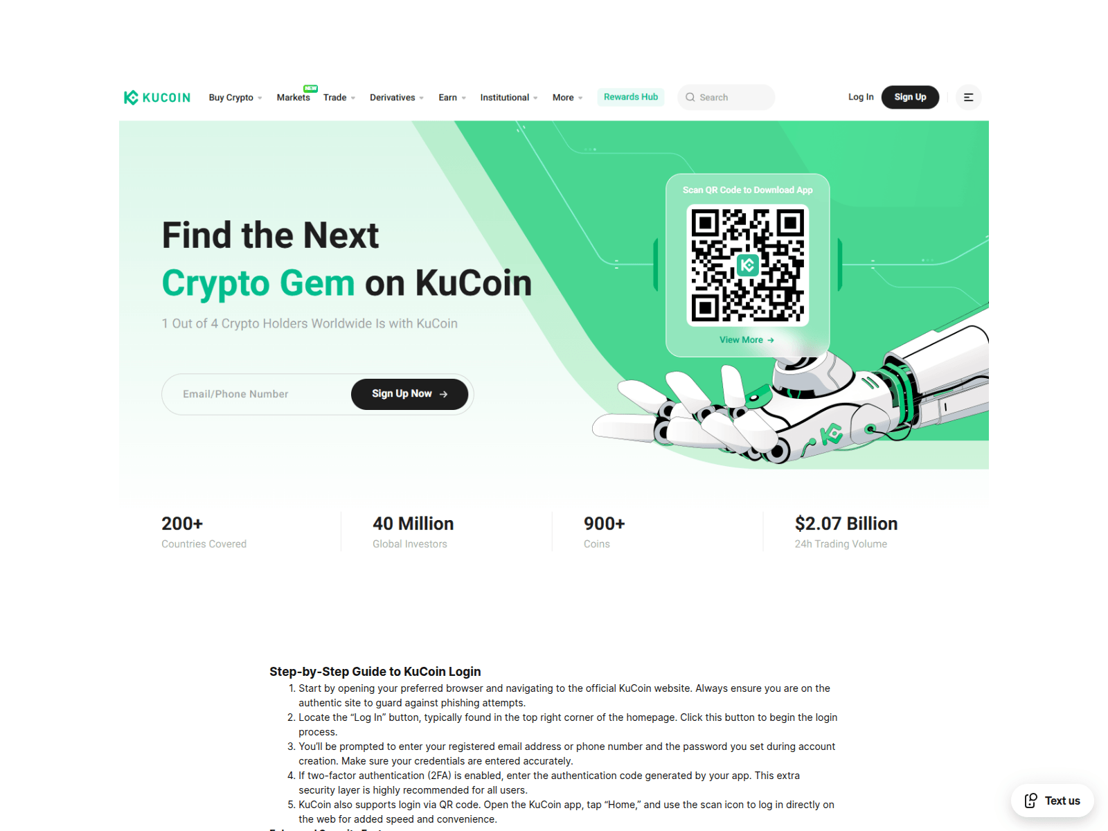Screenshot of portal-kucoinn-com.square.site