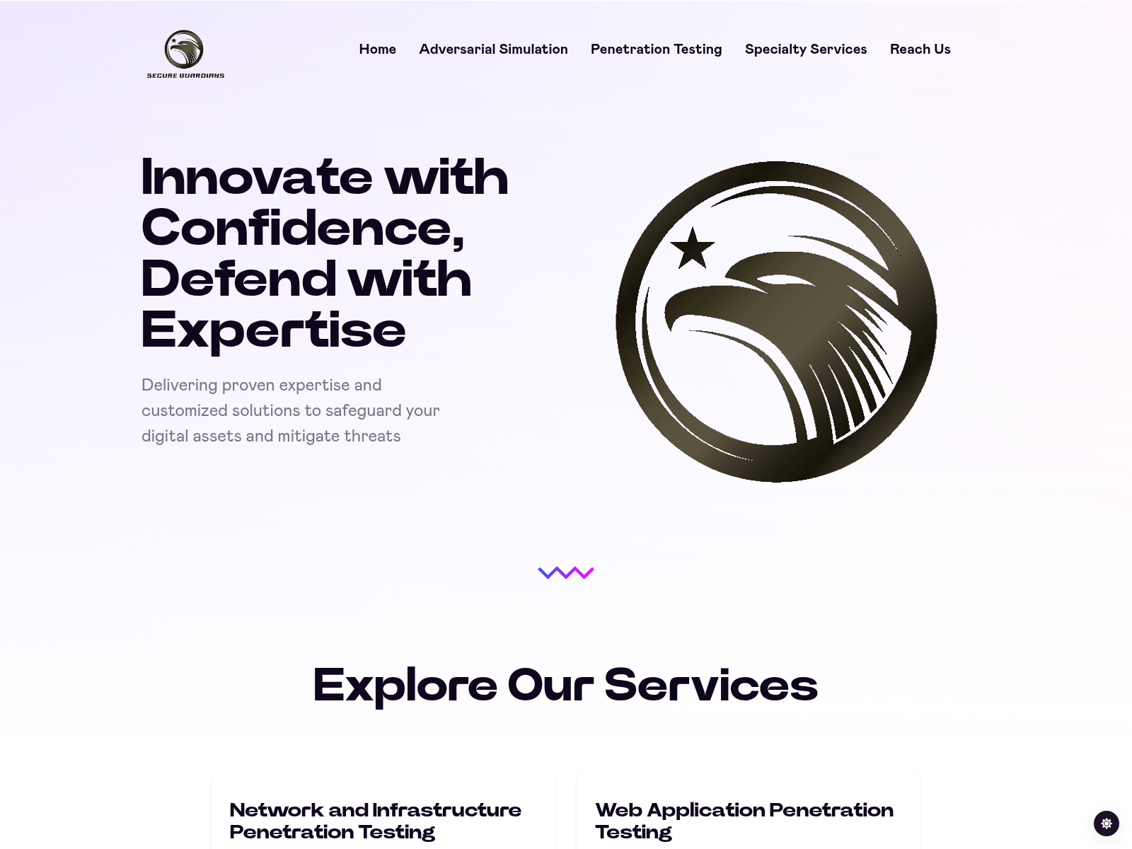 Forensic screenshot of secureguardians.com